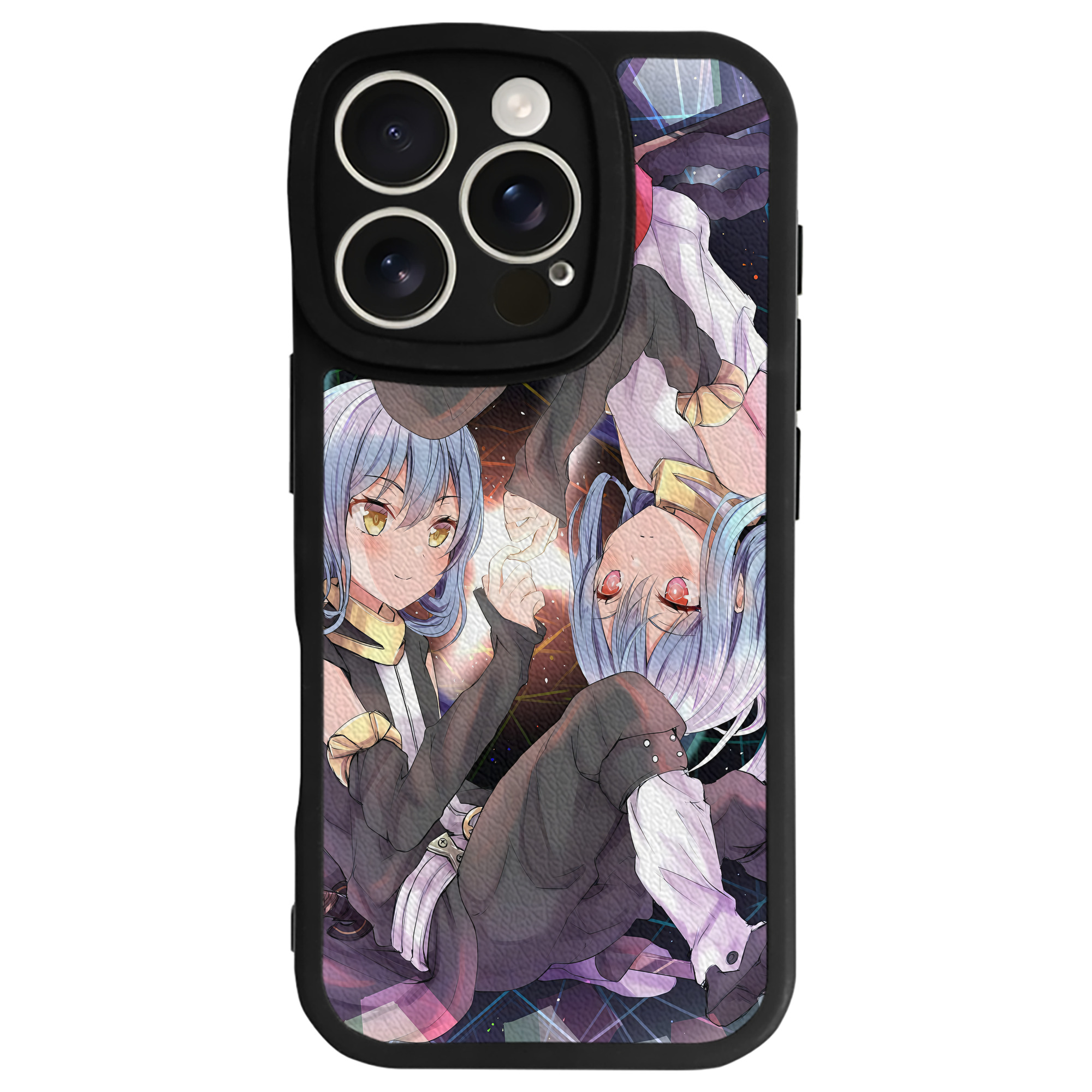 （画像用） 転スラ Regarding Reincarnated to Slime 【iPhone 16シリーズ対応】シリコンスマホケース（レザー調） 材質：シリコン